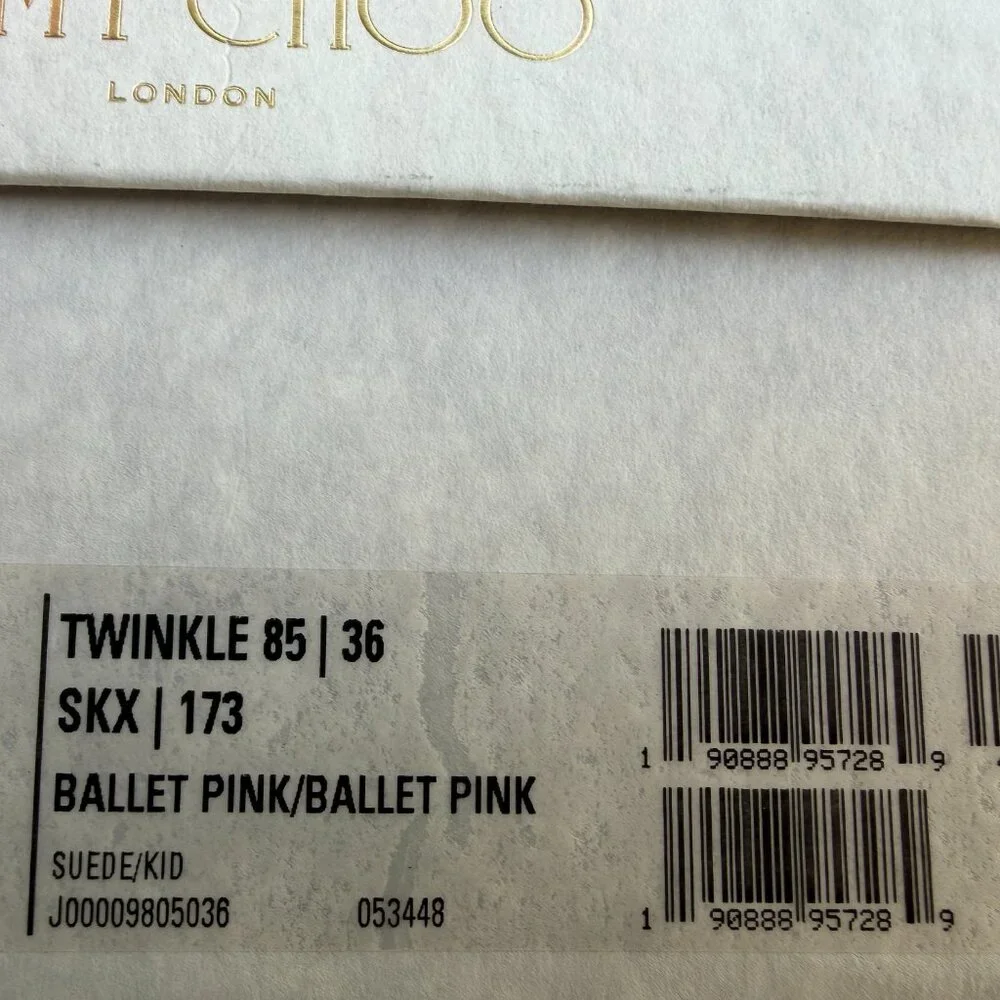 Jimmy Choo Twinkle 85 Ballet Pink; US6 / EU36 - Picture 5 of 6